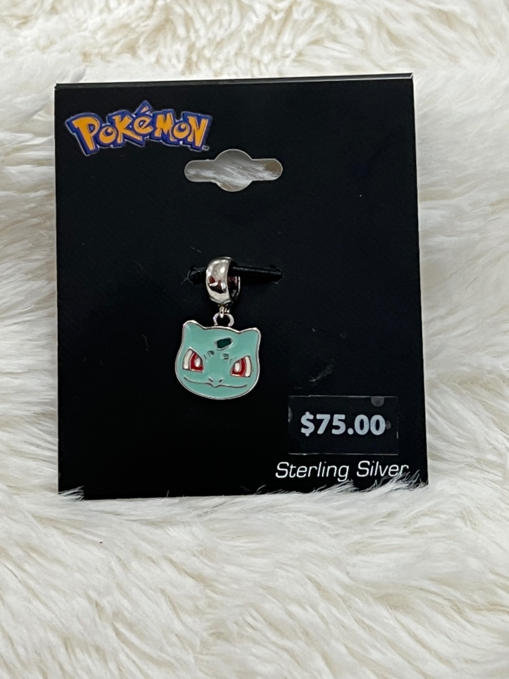 Pokemon Bulbasaur Sterling Silver 925 charm